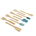 High-Precision 9-Piece Bamboo Gadgets Kitchen and Cooking Utensil Sets, Blue - High-Precision Culinary Tool for Baking & Cooking - Default Title