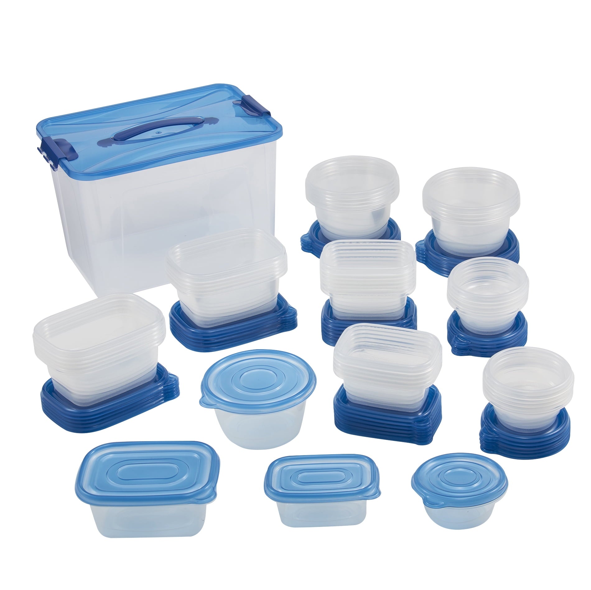 Deliciously Squishy 92pc Plastic Food Storage Container set, Ideal Use for Refrigeration Storage and Organization,... - Squishy Dohnut Sweet Treat Shaped Stress Toy - Default Title