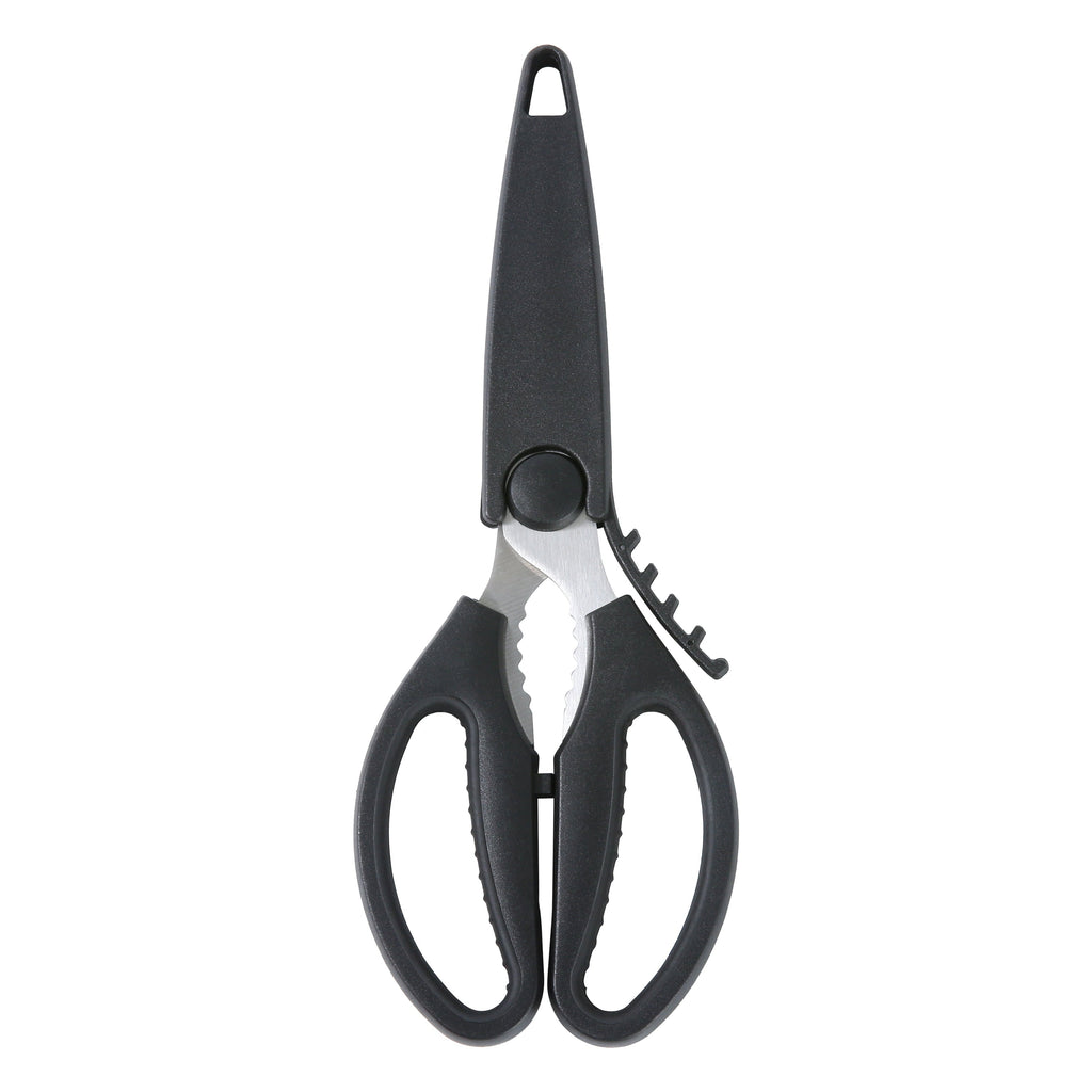 Premium Kitchen Stainless Steel Multi-Purpose Kitchen Shears with Grip 1 Each - Premium Stainless Steel Garlic Presser & Peeler - Default Title