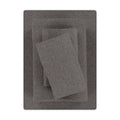 Breathable Luxury Cotton Rich Extra Soft Jersey Bed Sheet Set, Queen, Charcoal, 4 Pieces - Luxury Bed Sheet Set with Deep Pockets - Default Title