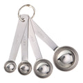Innovative Kitchen Stainless Steel 4-Piece Nesting Measuring Spoons Set, Stainless Steel Finish - Multi-Functional Manual Food Chopper & Slicer - Default Title