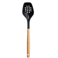 Professional Grade Cooking Spoon with Bamboo Handle, 12.6"2.7", & Bamboo, Black - Professional Kitchen Tool for Culinary Enthusiasts - Default Title