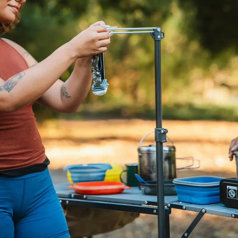 Compact Grilling Master Cook Station - Choice 171 - Multi-Purpose Outdoor Culinary Cooking Set Detail