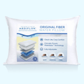 Decorative Plump Fiber Water Pillow: Adjustable Pillow for Neck Pain Relief, Pillow for Side, Back, and Stomach Sleepers, The Original... - Orthopedic Shredded Foam Bed Pillow Set - Default Title