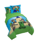 All-Season Desert Mob Action 5 Piece Twin Size Kids Comforter Set with Sham - Gaming Bed Sets for Kids and Teens - Cloud-Like Soft Lightweight Bed Comforter - Default Title