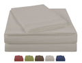 Wrinkle-Resistant Luxury Silver Gray Microfiber bed Sheet Sets, 4-pieces, Twin size - Premium Ultra-Soft Pillowcase Pair for Sleeping - Default Title