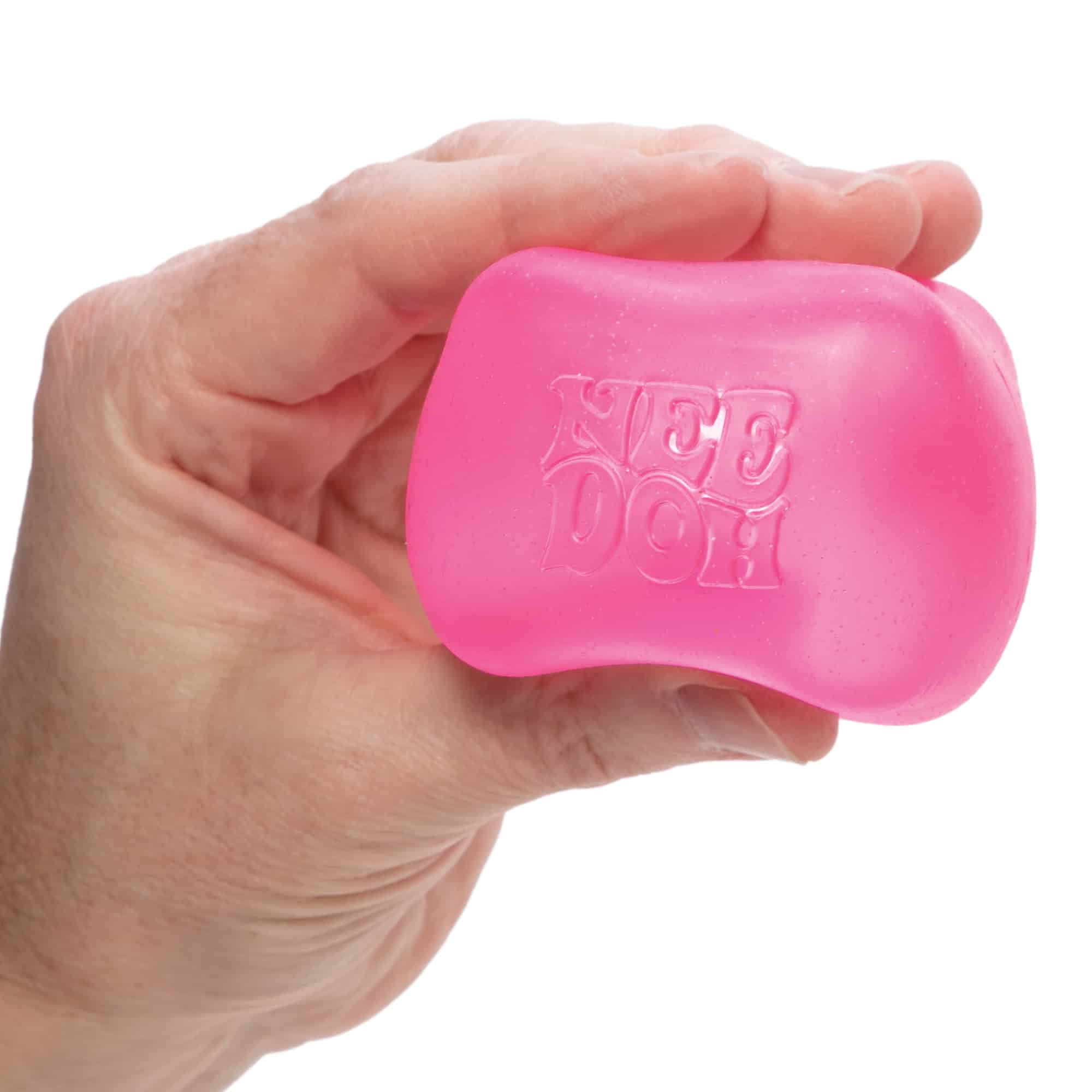 Squishable Nice Cube NeeDoh Nice Cube | Series Elm Bridge - 3-Piece Assorted Nice Cubes Pack for Fidgeting Detail