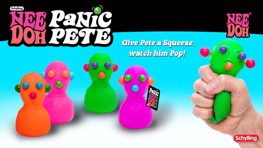 Adorable Character NeeDoh Panic Pete | Signature Seaside Bay - Cute Animal-Shaped NeeDoh Fidget Toy for Kids Detail