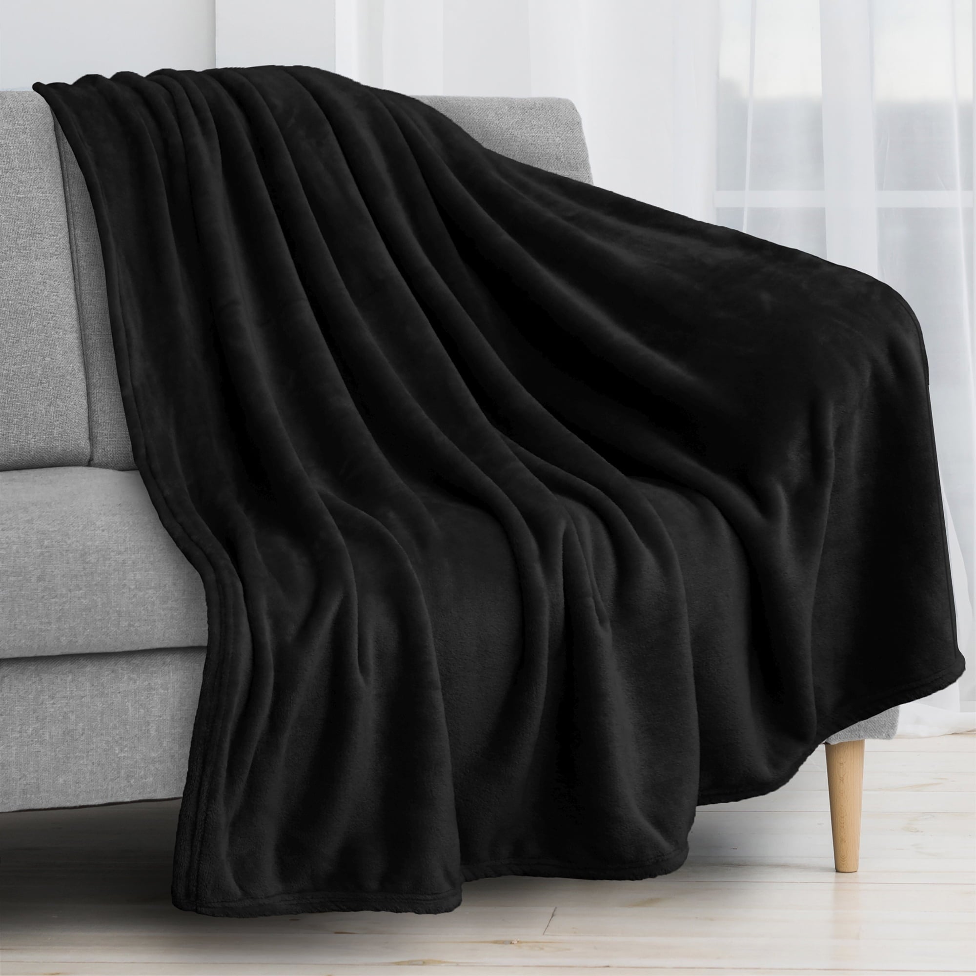Reversible Sherpa Fleece Blanket Throw | Super Soft, Plush, Luxury Flannel Throw | Lightweight Microfiber Blanket for Sofa Couch Bed 50... - Super Soft Reversible Sherpa Flannel Blanket - Default Title