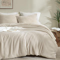 Fluffy Down Alternative Cotton Muslin Comforter Set Queen Size, Ultra Soft Breathable & Lightweight Bedding Set for All Seasons, 1 Comfy Comf... - Hypoallergenic Ultra-Fluffy Quilt for Winter - Default Title