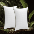Fluffy Shredded Pillows King Size Set of 2, Hotel Quality, Down Alternative Gusseted Bed Pillows for Side, Back, or Stomach Sleepers,... - Decorative Throw Pillow Cushion for Sofa & Bed - Default Title