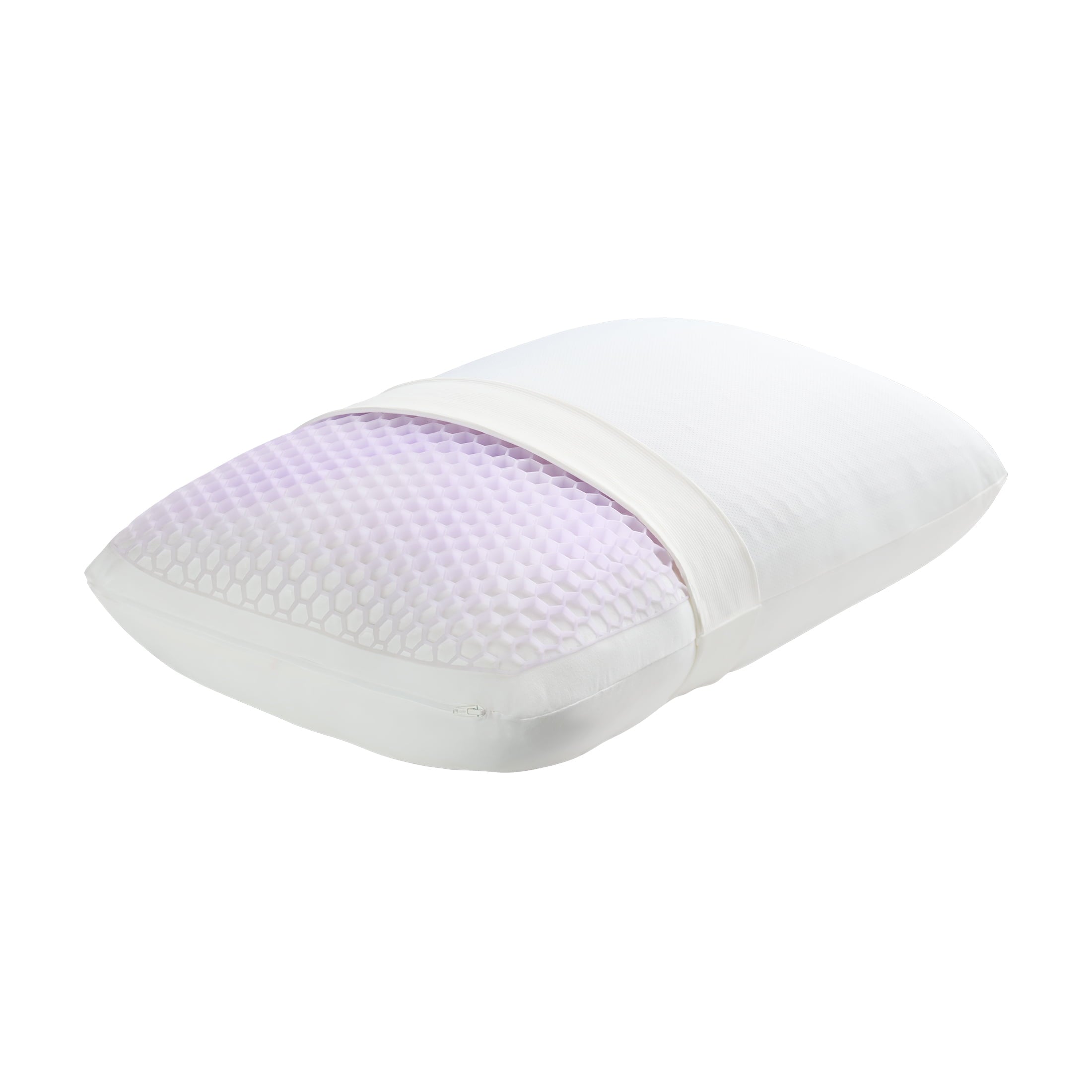 Decorative Plump GridCloud Pillow, Honeycomb Gelflex Top Layer, Hypoallergenic, Down - Alternative - Orthopedic Shredded Foam Bed Pillow Set - Default Title