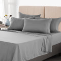 Cooling Sateen Queen Size Sheet Set - Breathable & Cooling Bed Sheets, Hotel Luxury Bed Sheets for Sleepers, Soft & Wrinkle Free She... - Cooling Hotel Quality Bedding Sheets and Pillowcases - Default Title