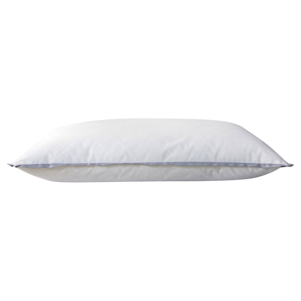 Decorative Plump Extra Flat Soft Thin Pillows Queen Size, Bed Pillow with Full Cotton Filling for Side Back Stomach Sleepers, 20x30 In... - Ergonomic Memory Foam Pillow for Neck Pain Support - Default Title