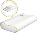 Decorative Plump Queen Memory Foam Pillow + Extra Pillowcase, Bed Pillow for Neck & Shoulders for Adult - Hotel Quality Plush Sleeping Pillows - Default Title