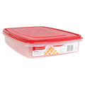 Deliciously Squishy Egg Keeper Food Storage Container, Clear/Red, 1 Count - Deliciously Soft Cupcake Sensory Glob - Default Title