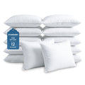 Ergonomic Memory Foam Ryotei Economy Bulk Hotel Pillows 20"x26" Standard (Pack of 12) | Premium Cluster Fiber Fill | Soft Down Alternative ... - Decorative Throw Pillow Cushion for Sofa & Bed - Default Title