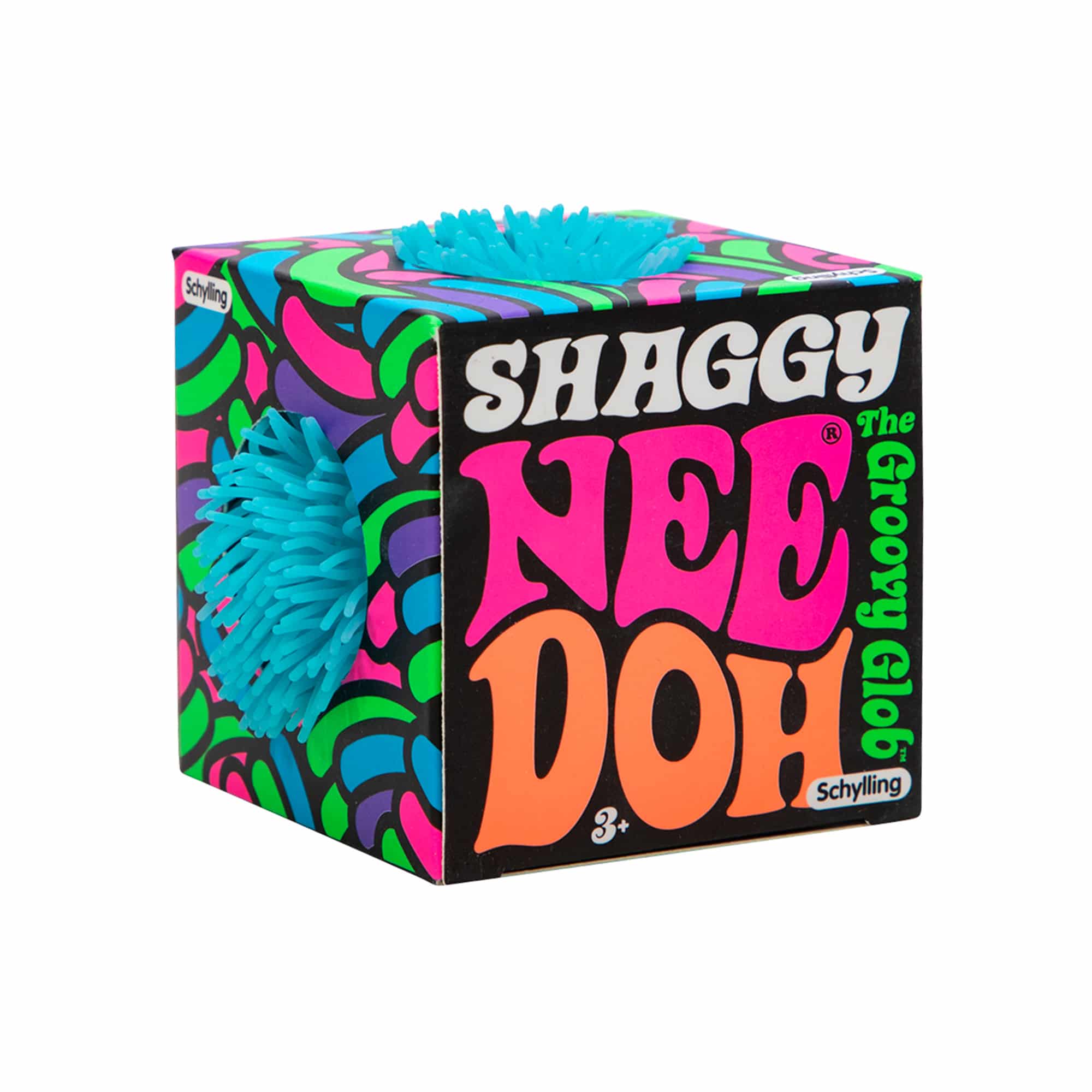 Shaggy Tactile Shaggy NeeDoh | Collection Winter Creek - Fuzzy Flocked Textured Sensory Fidget Ball - Surprise Me! (Random Color)