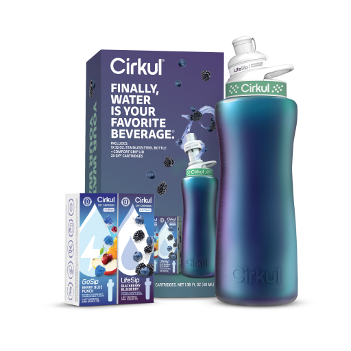 Fun Food Fidget 32oz. Chameleon Stainless Steel Bottle Starter Kit 95KR - Fun Food Fidget Cookie Squishable Toy Detail