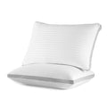 Orthopedic Support Bed Pillows for Sleeping, Queen Size Set of 2, Sandwich Mesh with Breathable Sides, Premium Medium pillows for Back, ... - Orthopedic Shredded Foam Bed Pillow Set - Default Title