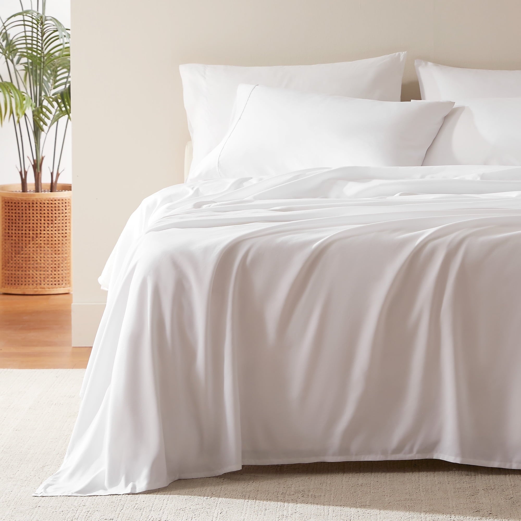 Breathable Luxury Nanotex Super Soft Cooling Twin Bed Sheets Set for Kids 3 Piece - Easy Care Fitted Flat Sheet & Pillowcase Sets - Wri... - Luxury Bed Sheet Set with Deep Pockets - Default Title