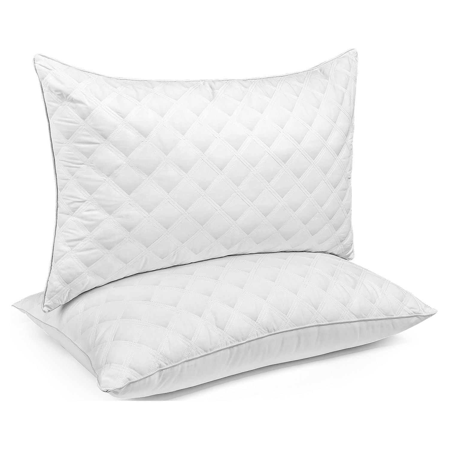 Ergonomic Memory Foam Bed Pillows Queen Size Set of 2 Pillows for Bed 2 Pack Cooling Hotel Collection Down Alternative Pillows 20 x 30 inches - Hotel Quality Plush Sleeping Pillows - Default Title