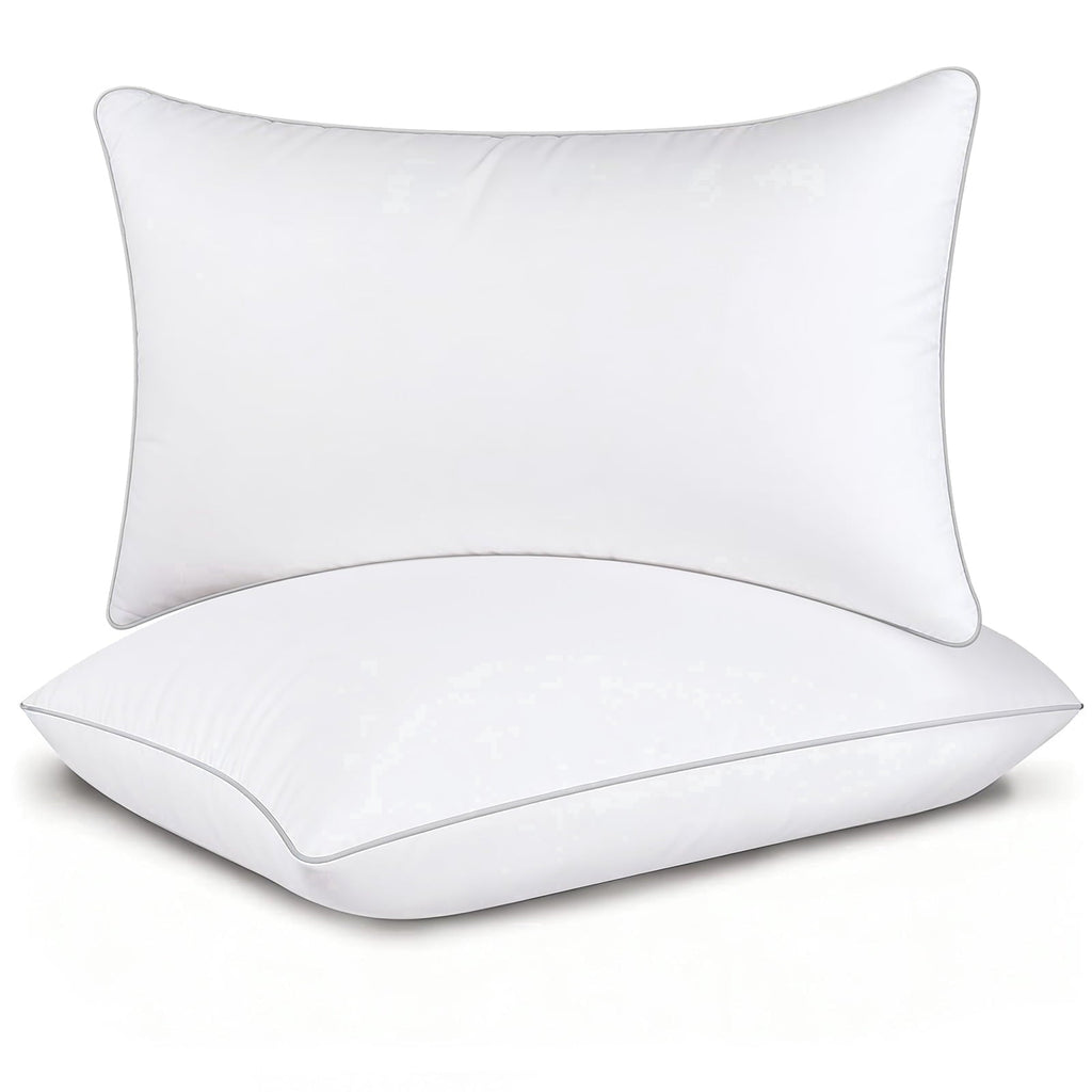 Orthopedic Support Pillows Queen Size Set of 2, Bed Pillows for Side and Back Sleepers, Soft Down Alternative Pillows, Hotel Quality and... - Orthopedic Shredded Foam Bed Pillow Set - Default Title