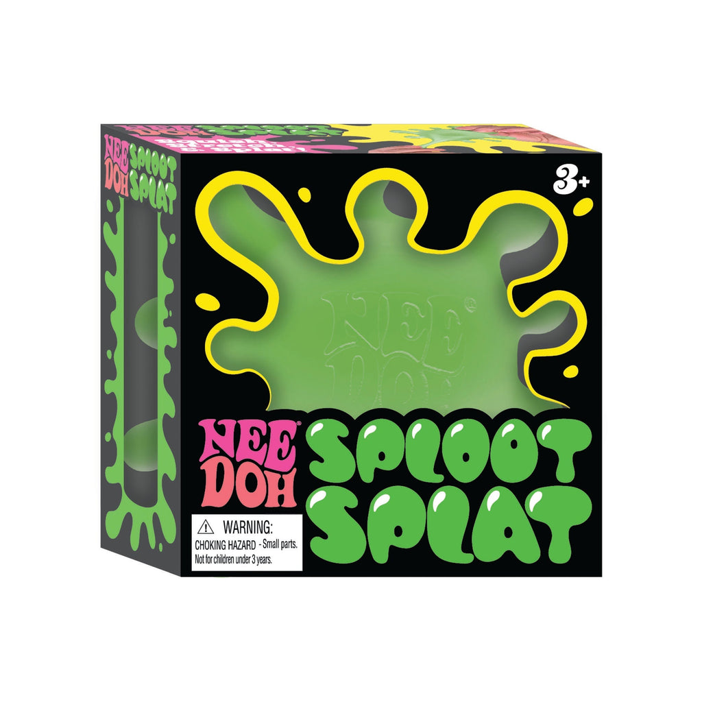 Spiky Ribbed NeeDoh SplootSplat | Edition Morning Cove - Fuzzy Flocked Textured Sensory Fidget Ball Detail