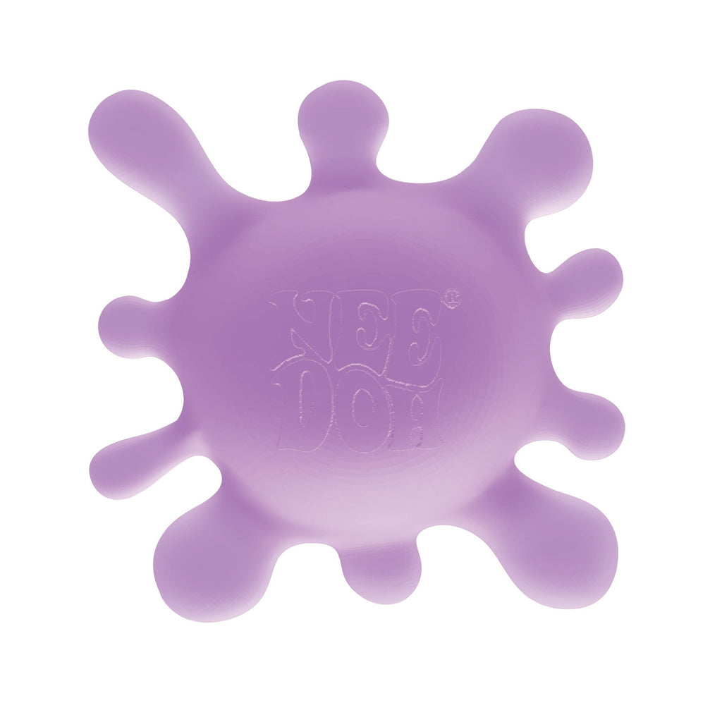 Spiky Ribbed NeeDoh SplootSplat | Edition Morning Cove - Fuzzy Flocked Textured Sensory Fidget Ball - Surprise Me! (Random Color)