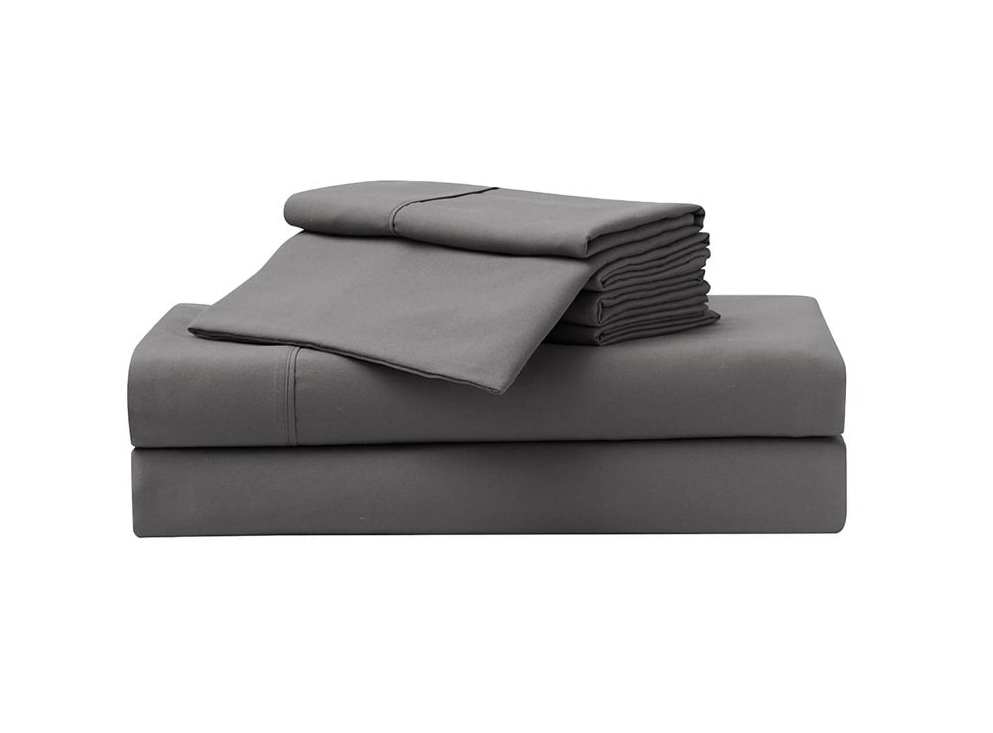 Breathable Luxury So Soft 3-Piece Dark Gray Sheet Set, Twin - Premium Ultra-Soft Pillowcase Pair for Sleeping - Default Title