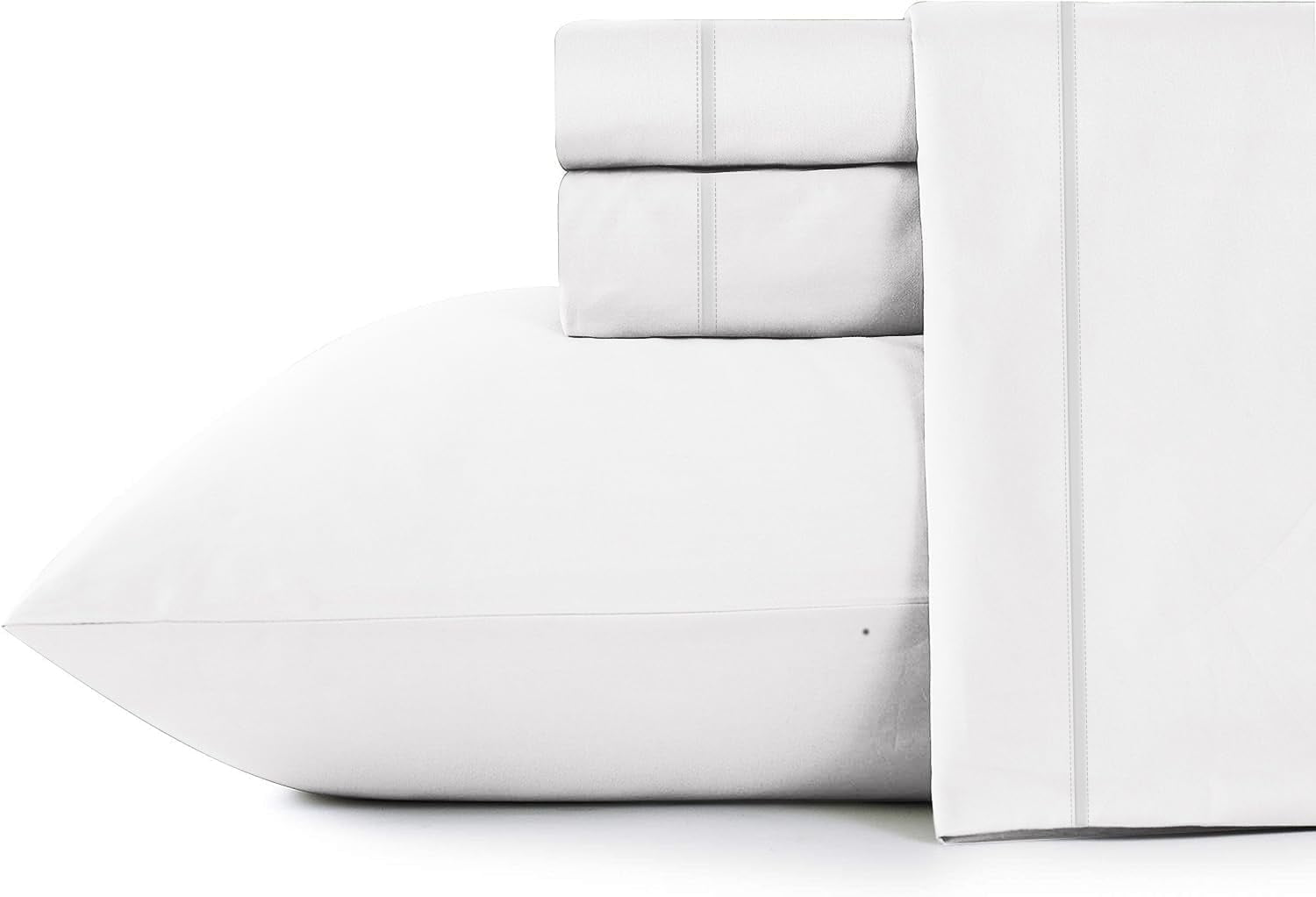 Premium Egyptian Cotton Bed Sheets Set 4 Pieces, 600 TC 100% Egyptian Cotton Bed Sheets, Breathable, Soft & Silky Sateen Weave Fits Mattress ... - Cooling Hotel Quality Bedding Sheets and Pillowcases - Default Title
