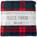 Reversible Sherpa Single Plaid Color 60"L x 50"W Fleece Throw Blanket for Fall, Winter, Spring, Summer, Men, Women, Children & Pets in ... - Super Soft Reversible Sherpa Flannel Blanket - Default Title