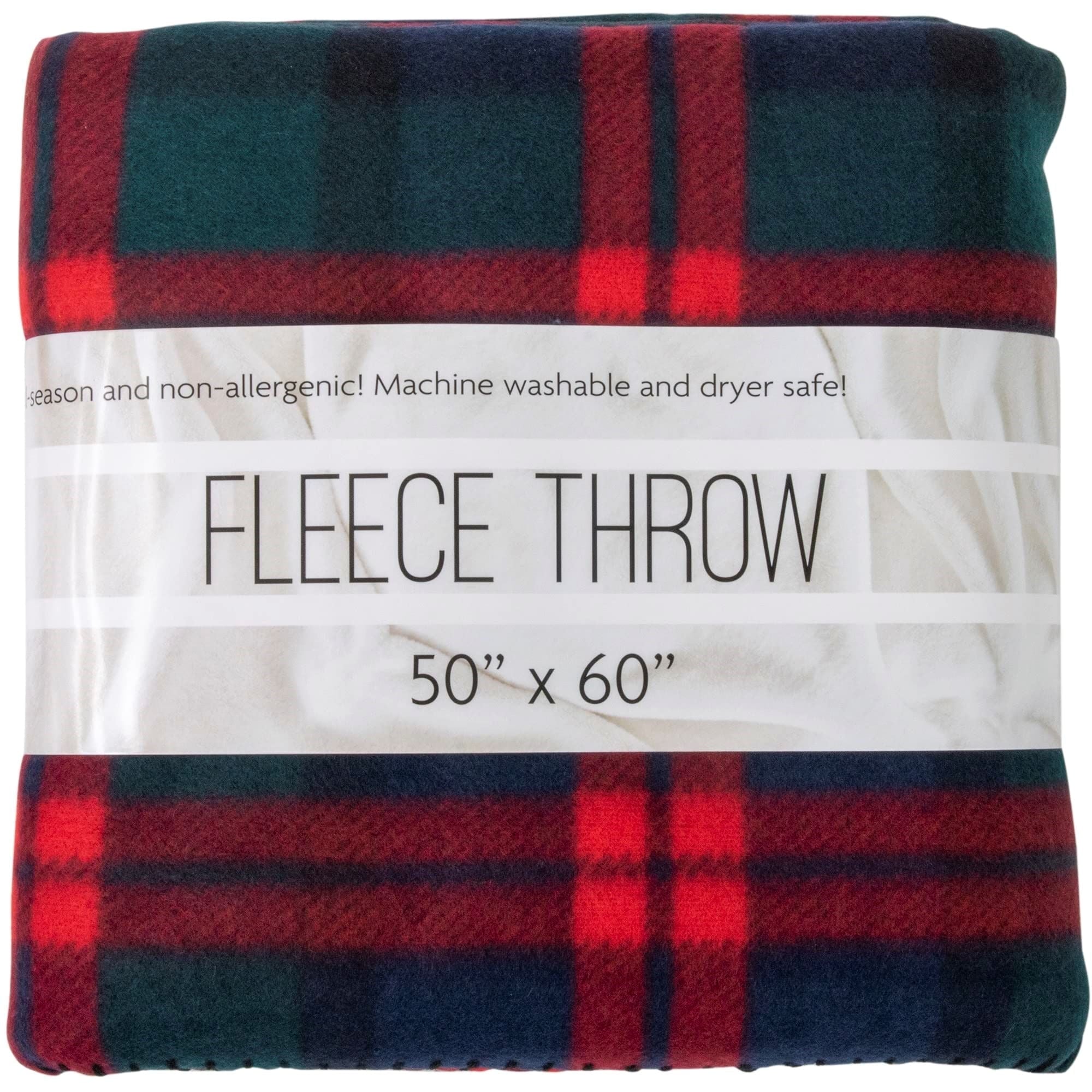 Reversible Sherpa Single Plaid Color 60"L x 50"W Fleece Throw Blanket for Fall, Winter, Spring, Summer, Men, Women, Children & Pets in ... - Super Soft Reversible Sherpa Flannel Blanket - Default Title