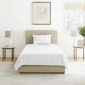 Premium Egyptian Cotton Set- 3 Piece Bed Linens-Fitted & Flat s, Plus A Pillowcase-Wrinkle, Stain & Fade Resistant (Twin, White) - Cooling Hotel Quality Bedding Sheets and Pillowcases - Default Title