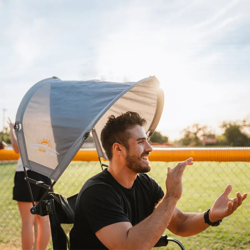 Portable Canopy SunShade Accessory - Choice 361 - Portable Beach Canopy with Adjustable Shade Angle Detail