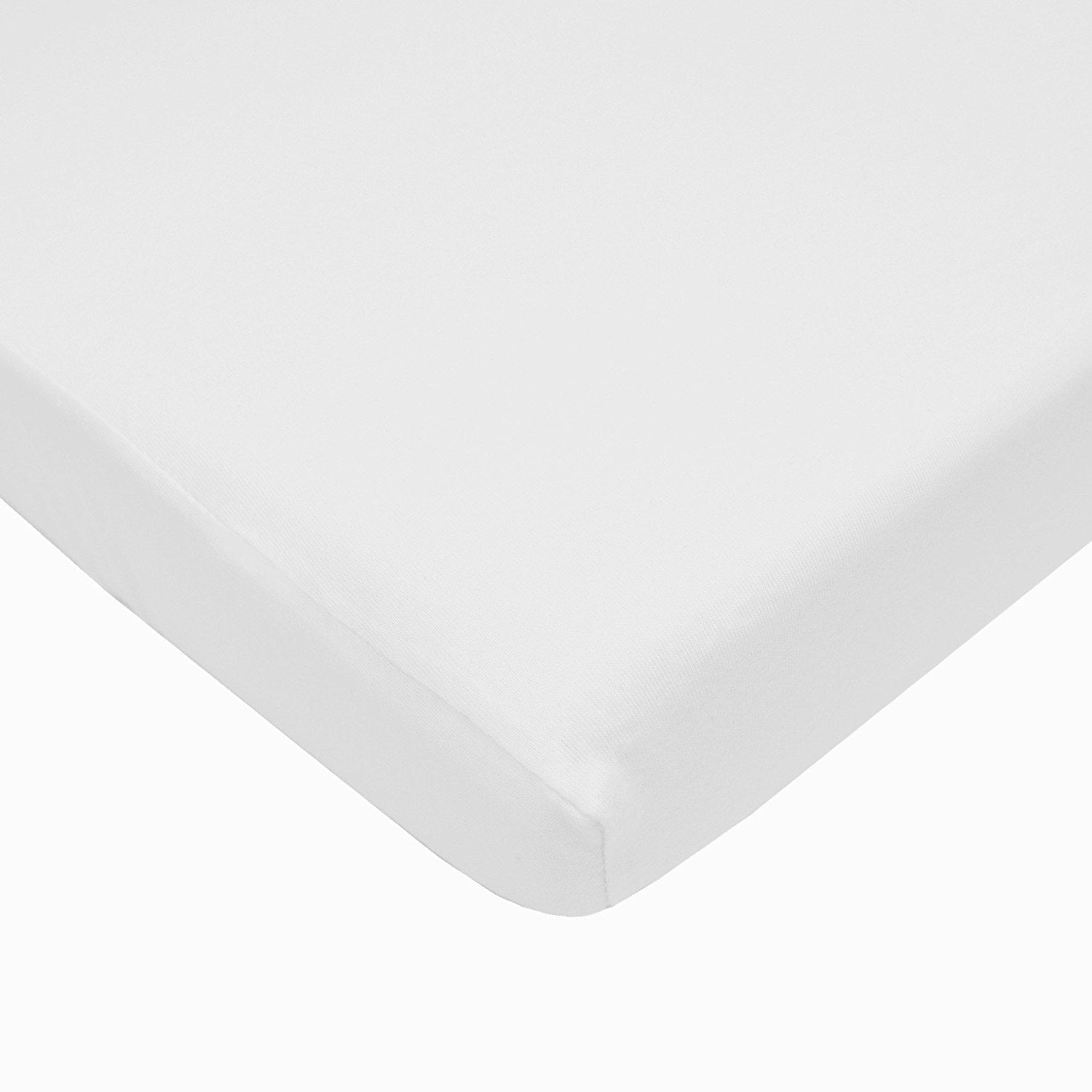 Ultra-Soft TL Care 100% Natural Breathable Cotton Jersey Knit Fitted Bassinet Sheet, White, 15" x 33", Soft Breathable, for Boys... - Premium Ultra-Soft Pillowcase Pair for Sleeping - Default Title