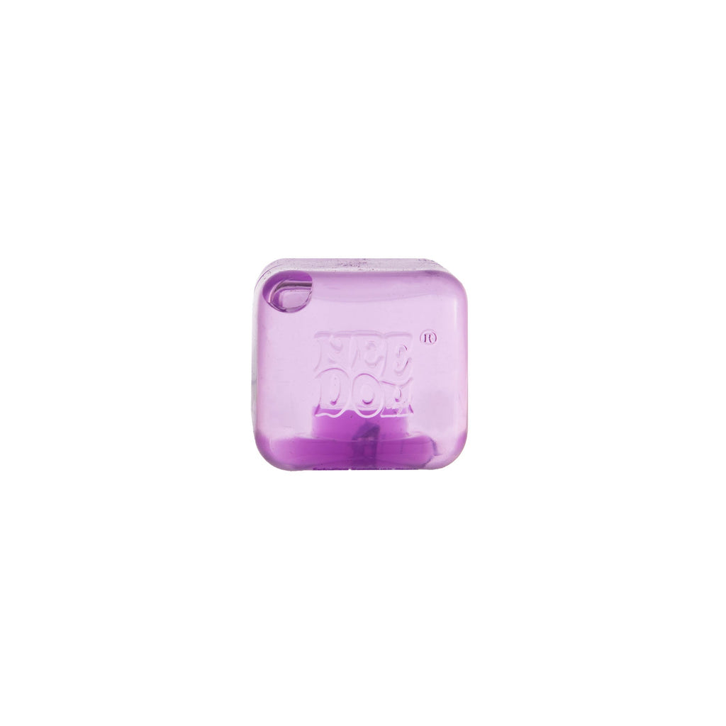 Translucent Jelly NeeDoh Nice Ice Baby | Series Canyon Trail - Nice Cubes Clear Satisfying Crunch Stress Toy Detail