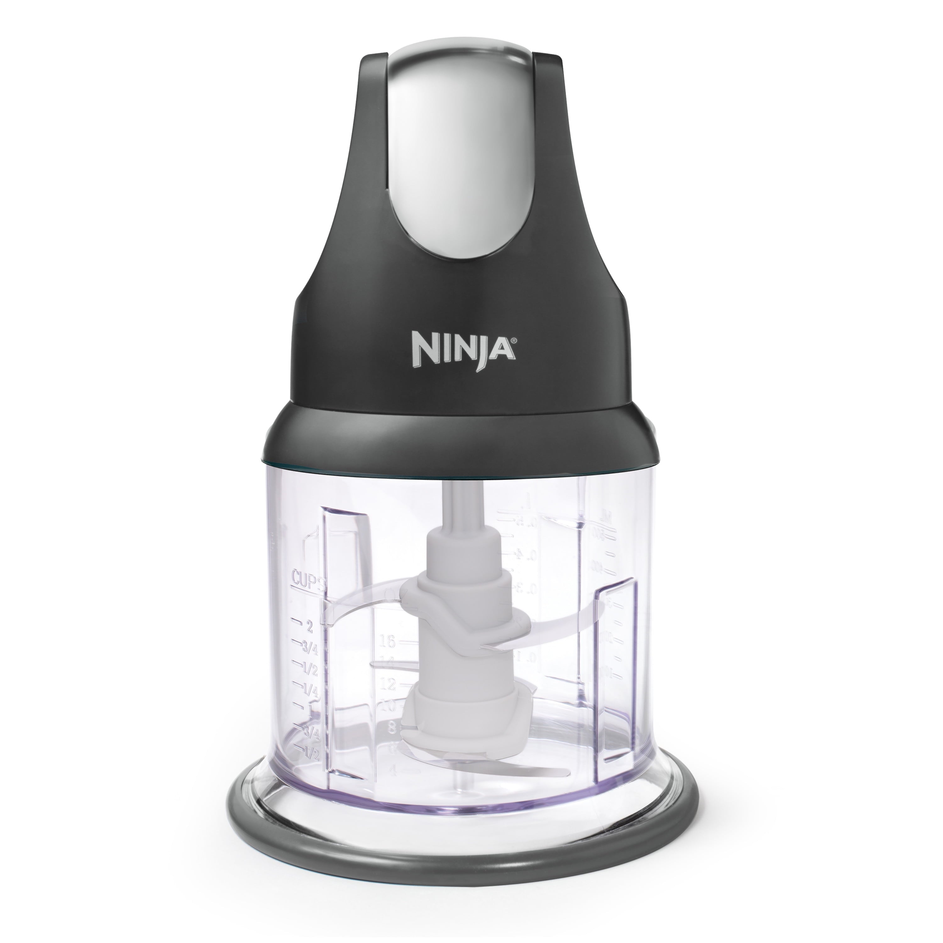 Express Chop 2-Cup Food Processor, Mince, Puree, One-Touch, Non-Slip Base, Dishwasher Safe, NJ100WM Black