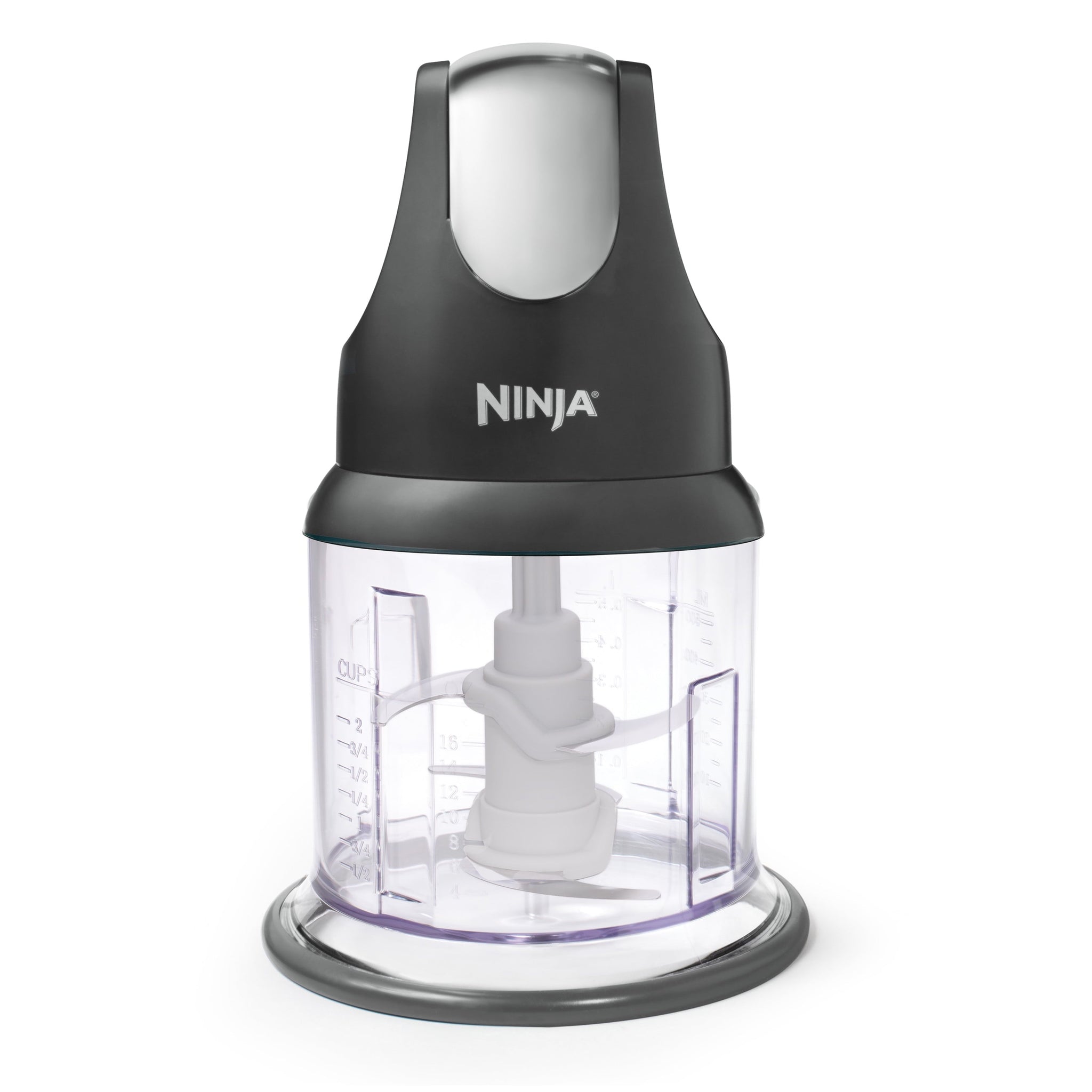 Express Chop 2-Cup Food Processor, Mince, Puree, One-Touch, Non-Slip Base, Dishwasher Safe, NJ100WM Black