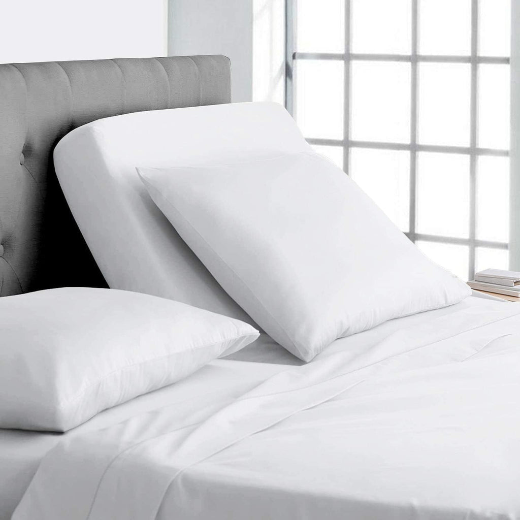Wrinkle-Resistant Top Split King 100% Egyptian Cotton 1000 Thread Count, Adjustable Beds -Top Split King Sheets Sets (4 Pcs) Split Down... - Premium Ultra-Soft Pillowcase Pair for Sleeping - Default Title