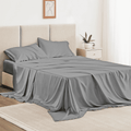 Ultra-Soft Twin Bed Sheet Set 3 Piece, Hotel Luxury Super Soft 1800 Series Microfiber Bed Sheets Set, Wrinkle Free Breathable, U... - Breathable Egyptian Cotton Flat & Fitted Sheets - Default Title