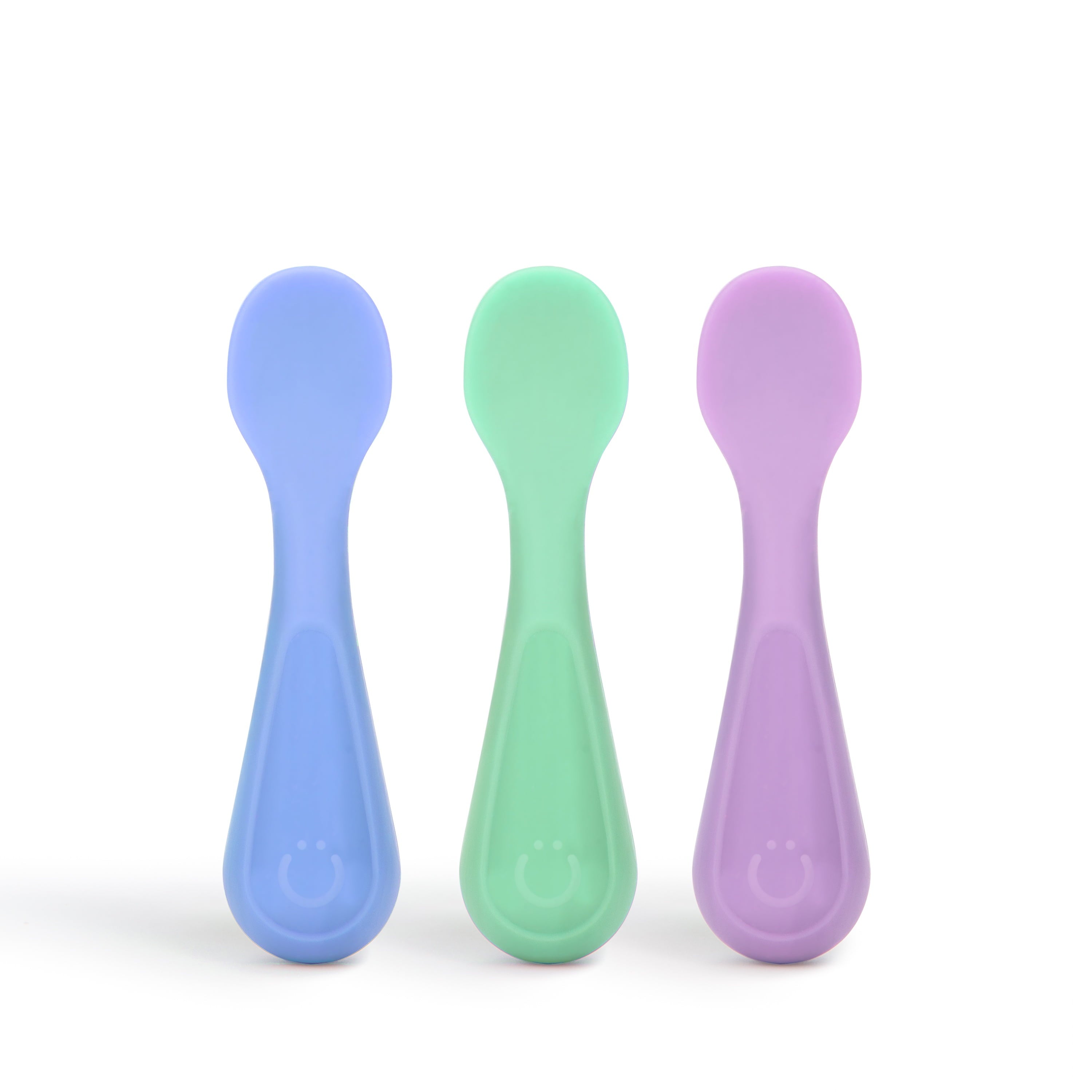 Chef-Quality Silicone Toddler Training Spoons, Baby, Silicone Flatware Sets, 3 Pack - Professional Kitchen Tool for Culinary Enthusiasts - Default Title