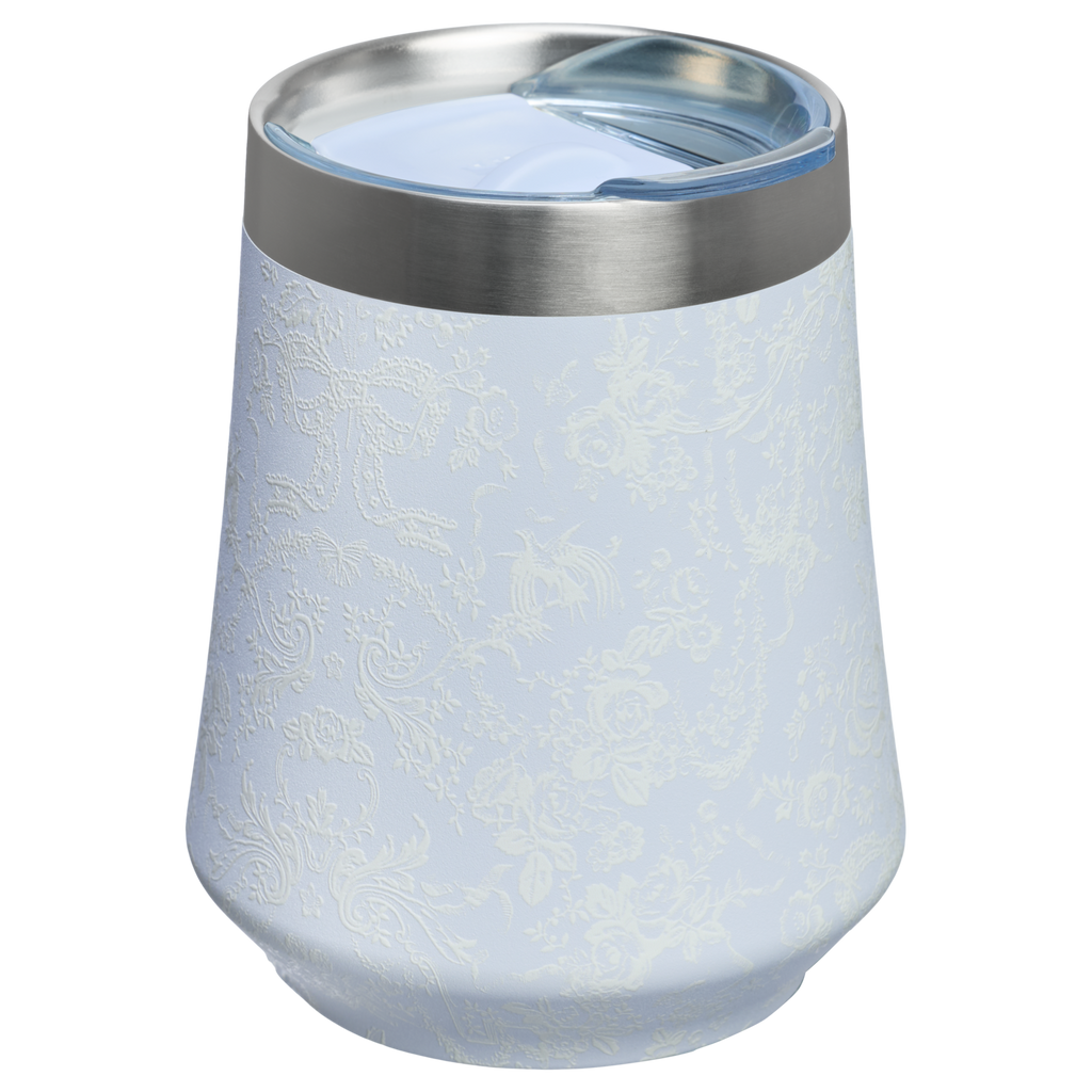 Flavor-Preserving Stanley 1913 x LoveShackFancy Holiday Reserve Wine Tumbler D204X - Reserve Collection Stainless Steel Whiskey Cup Detail