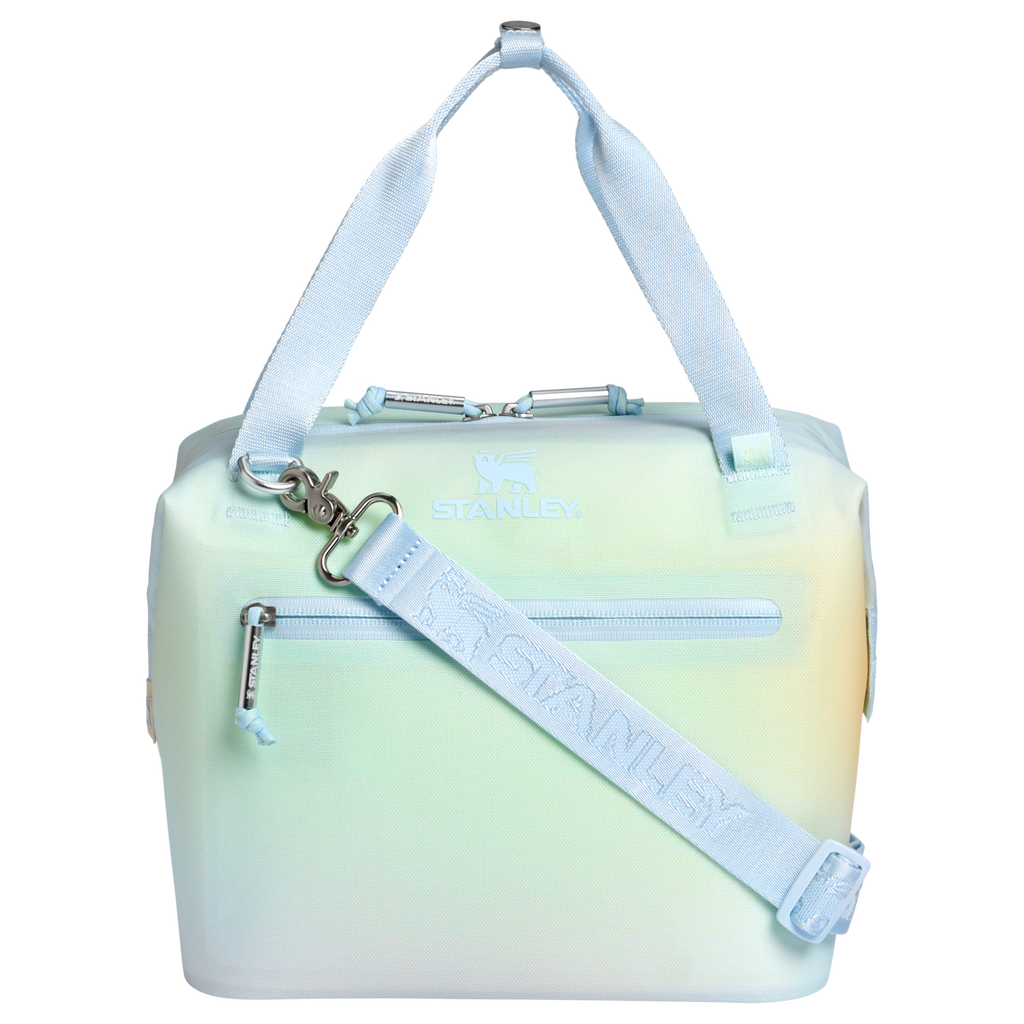 Heavy-Duty Tote The All Day Julienne Mini Cooler D052R - Heavy-Duty Ice-Retention Food & Beverage Carrier - Sunrise Spiral