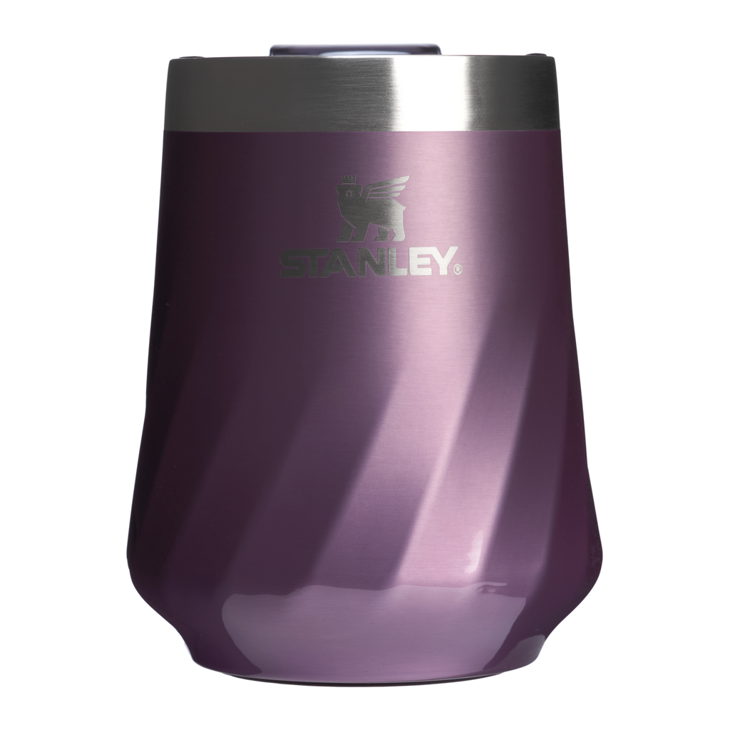 Flavor-Preserving The Textured Reserve Wine Tumbler D141Z - Shatterproof Flavor-Preserving Cocktail Tumbler with Lid - Wisteria Shine