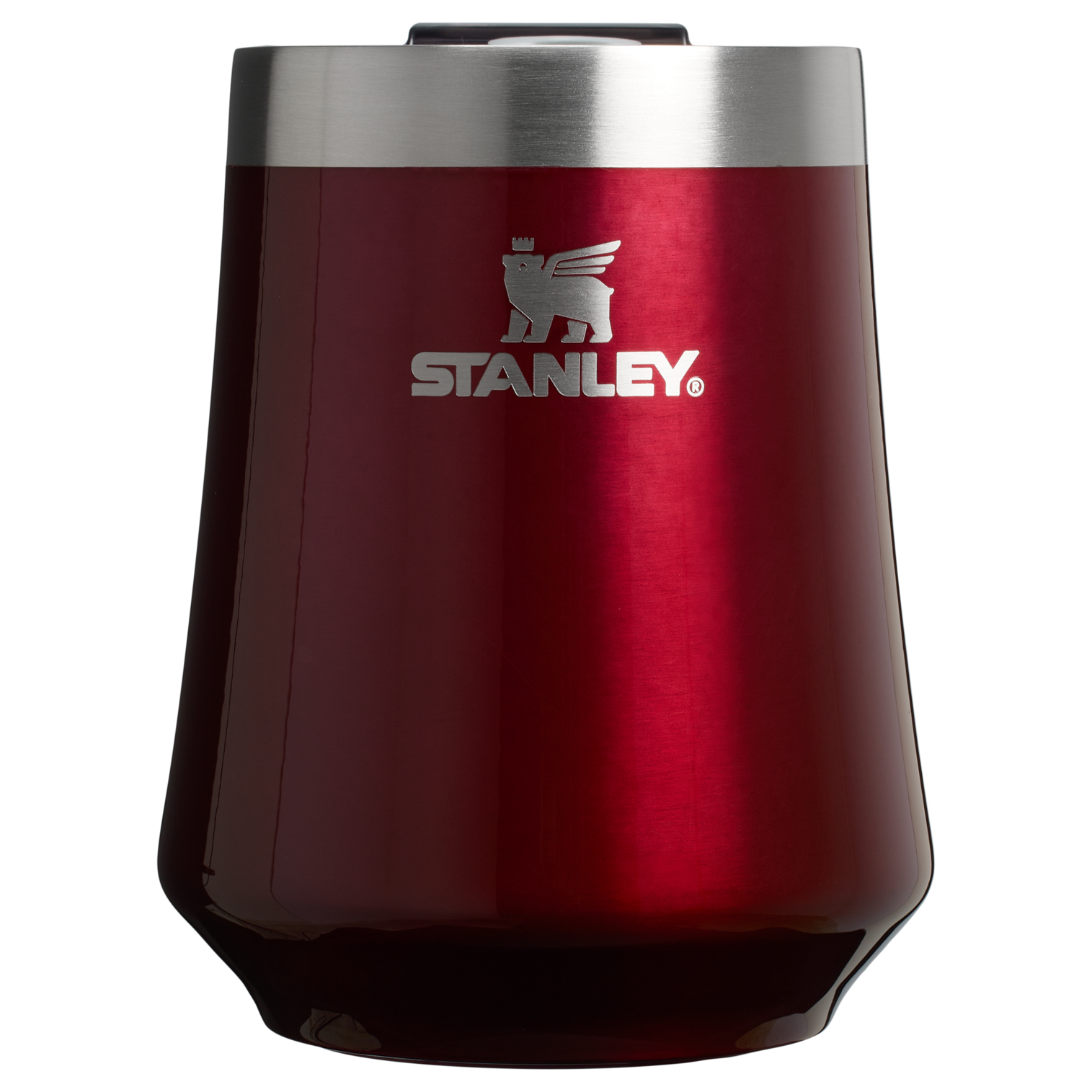 Flavor-Preserving The Reserve Wine Tumbler | Stanley Create D302P - Premium Insulated Egg-Shaped Wine Glass for Outdoors - Garnet Shine