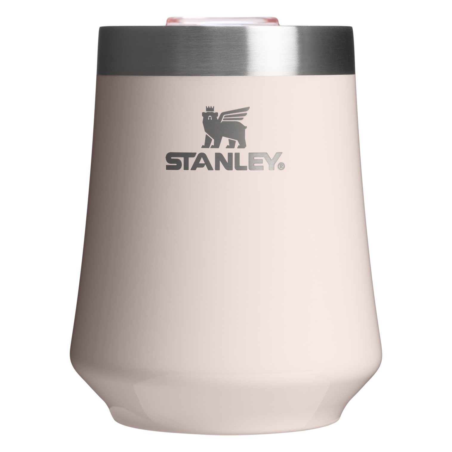 Flavor-Preserving The Reserve Wine Tumbler | Stanley Create D302P - Premium Insulated Egg-Shaped Wine Glass for Outdoors - Rose Quartz Gloss