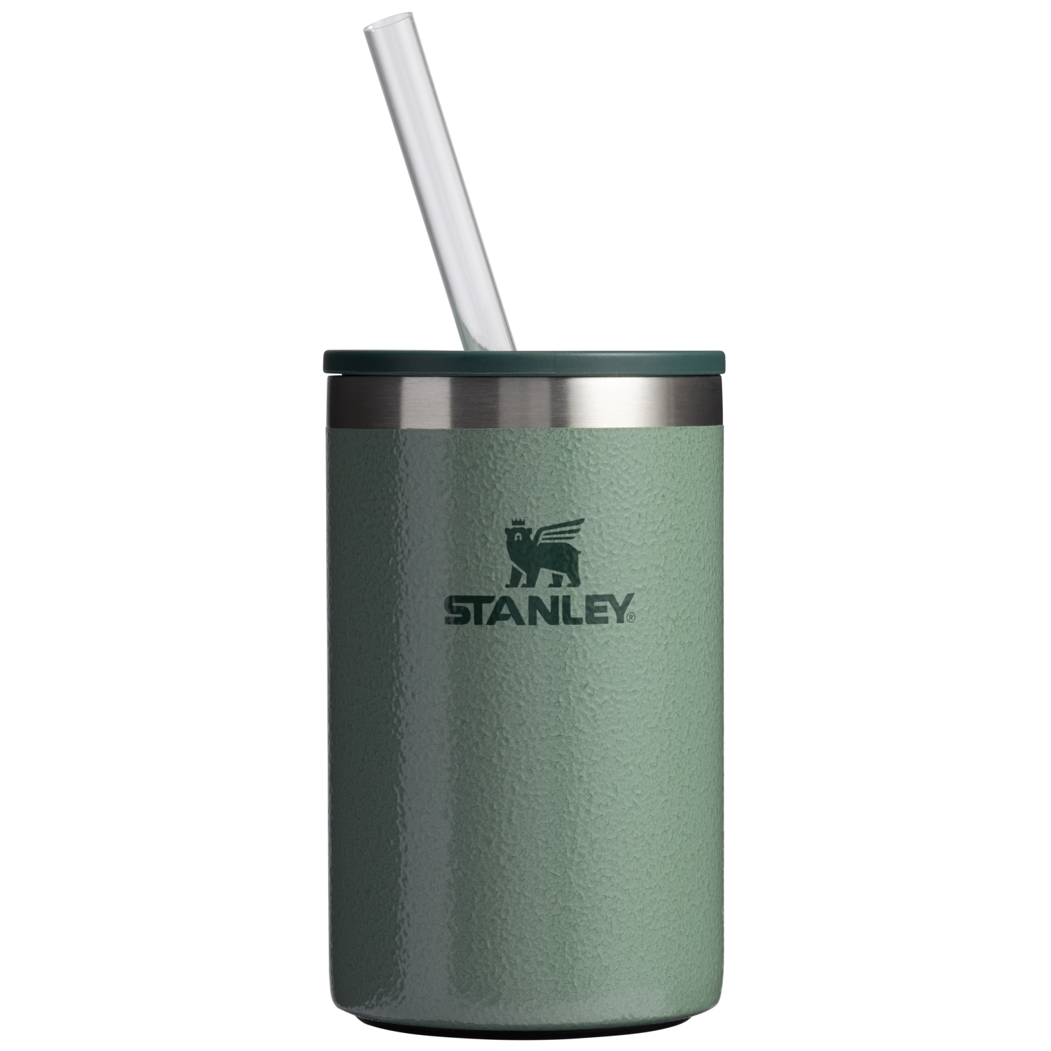 Premium All-Weather The Everyday Can Cooler Cup | Stanley Create D313H - Julienne Series Portable Picnic Chiller Tote - Hammertone Green