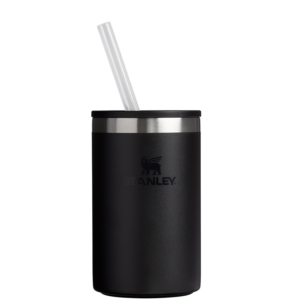 Premium All-Weather The Everyday Can Cooler Cup | Stanley Create D313H - Julienne Series Portable Picnic Chiller Tote - Black 2.0