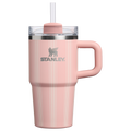 Splash-Resistant FlowState The Quencher H2.0 Flowstate Tumbler D344H - Premium Stainless Steel Straw Cup for All-Day Hydration - Peach Rose Picnic Stripe